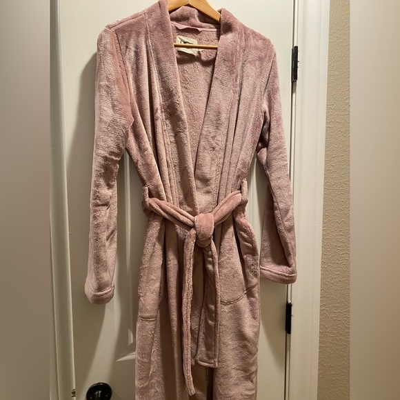 BNWT UGG Marlow Double Fleece Robe in Dusk Pink! - Picture 2 of 4